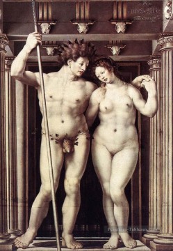 Neptune et Amphitrite Jan Mabuse Peinture à l'huile